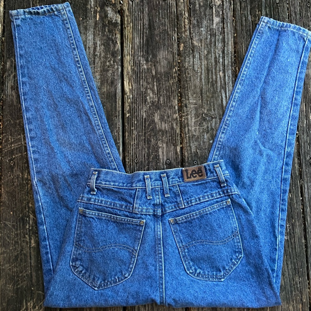 Vintage 80s High Waisted Mom Jeans Size 9
